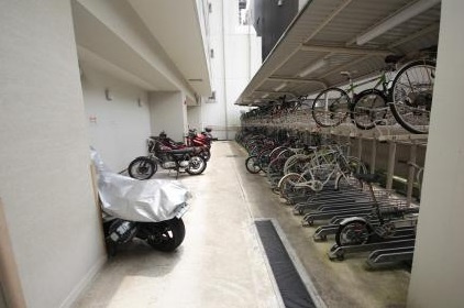 アーバネックス北浜　BRAVI不動産のその他共用部分|【アーバネックス北浜】駐輪場、バイク置場