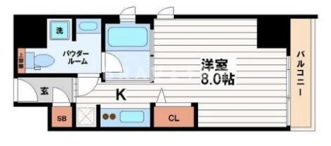アーバネックス淀屋橋　BRAVI不動産の間取り|【アーバネックス淀屋橋】間取り