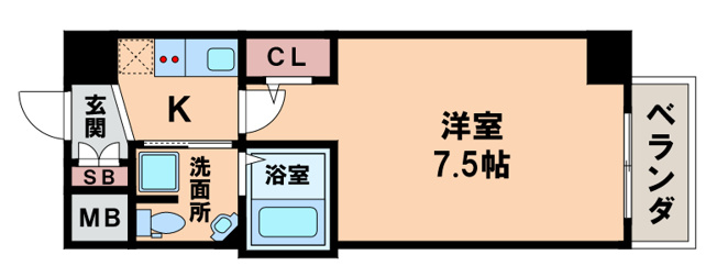 【間取り】 | ラシーヌ天王寺町南
