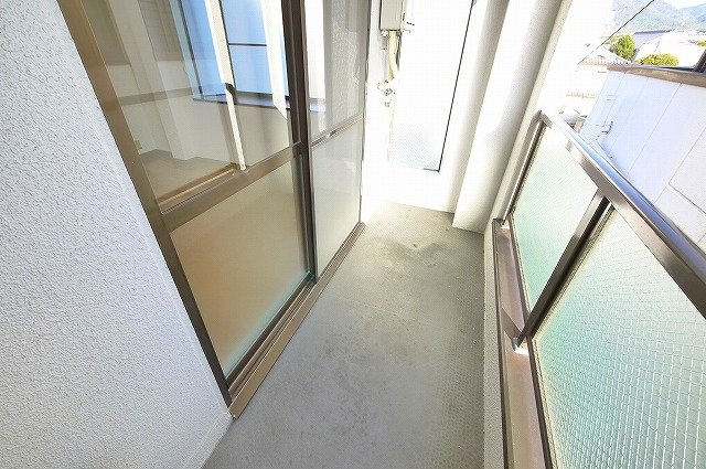 中嶋ハイツのバルコニー