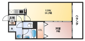 【間取り】 | アーバネックス豊中桜塚