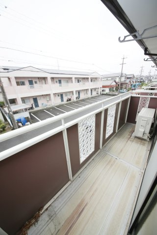 カーサデーリア花園のバルコニー
