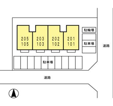 カーサデーリア花園の区画図