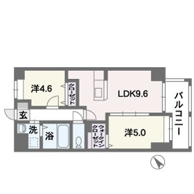 リブル高砂の間取り|リブル高砂（2LDK）　間取り