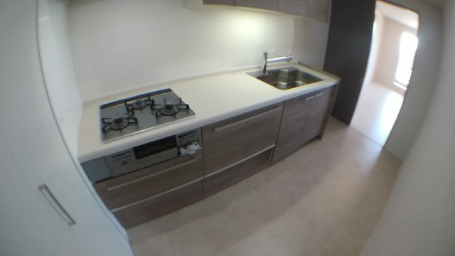 中央区日本橋箱崎町の賃貸マンションのキッチン