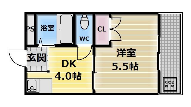 【間取り】 | エルドムス陽光一番館 | 使いやすい間取りです　反転タイプあり