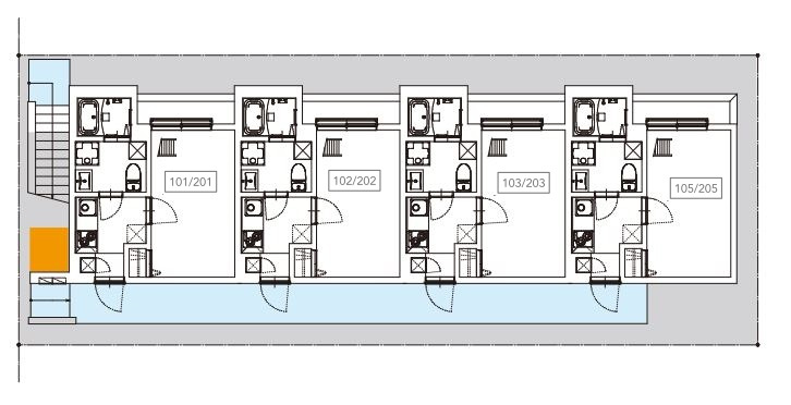 パークレジデンス北柏の区画図
