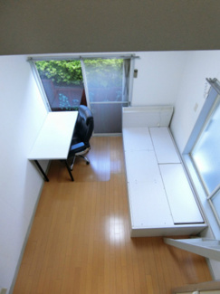 【展望】 | ロフトからの景観です！天井が高く開放感のある洋室6帖のお部屋です☆