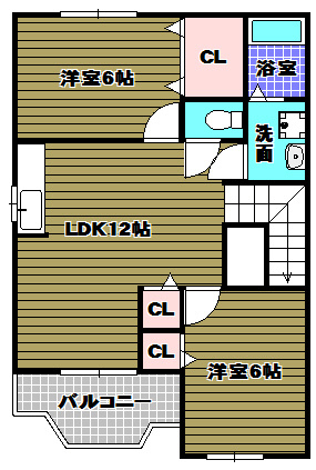 カーサ高尾の間取り