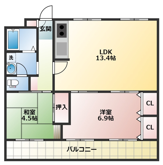 【間取り】 | エルセレーノシキ