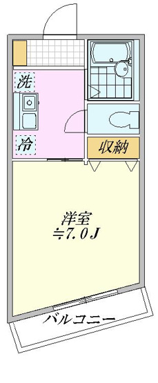 【間取り】 | カーサクラウン谷保
