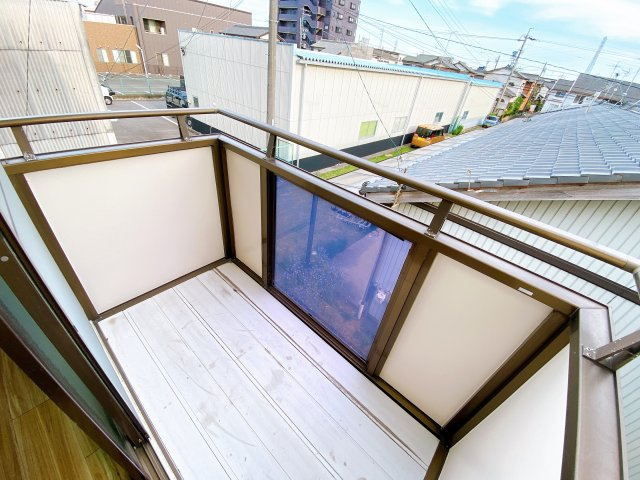 第３ひいらぎコーポのバルコニー
