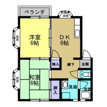 第３ひいらぎコーポの間取り