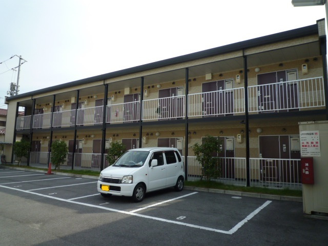 倉敷市中庄のアパートの外観