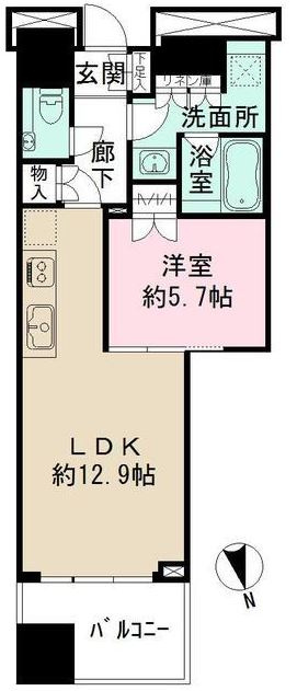 富久クロスコンフォートタワーの間取り|富久クロスコンフォートタワー