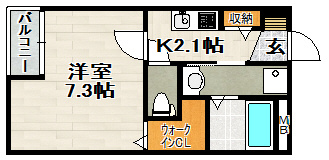 リバーサイドメゾン荒牧の間取り