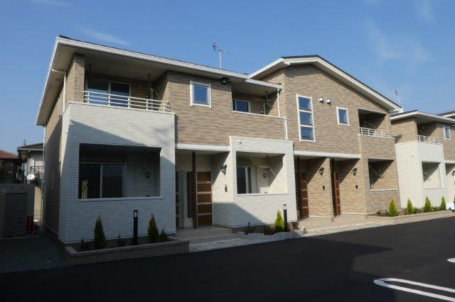 倉敷市茶屋町のアパートの外観