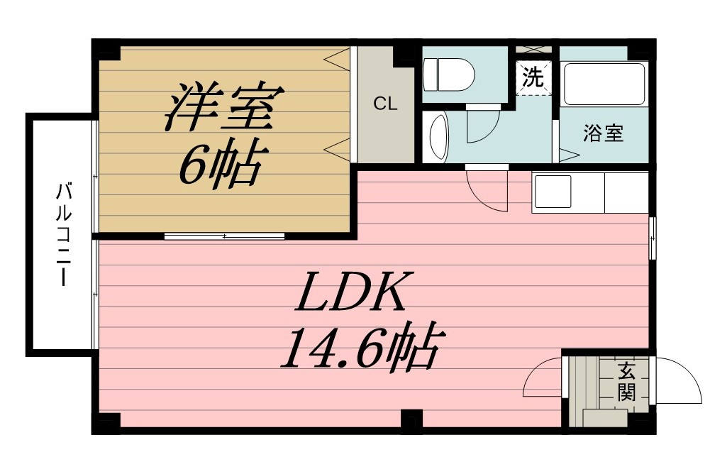 ラールコンホールターベウＢの間取り