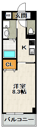パークサイド宝塚の間取り