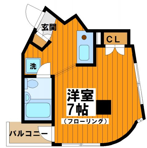 【間取り】 | ラセリーヌ壱番館