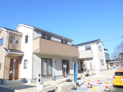 【外観】 | 野田市　山崎貝塚町　全2棟　1号棟　44坪　角地 | 2480から2380万円に価格変更。また更に2080さらに1880万へ価格変更。角地