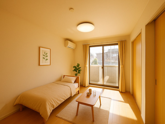 パルスクエアの居間・リビング|CGで家具等を配置したもので家具等は含まれません。