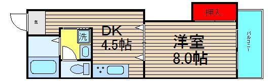 MEGA DOME WESTの間取り