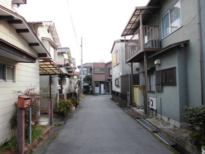 【前面道路含む現地写真】 | 大津市南志賀四丁目11-14　売り土地