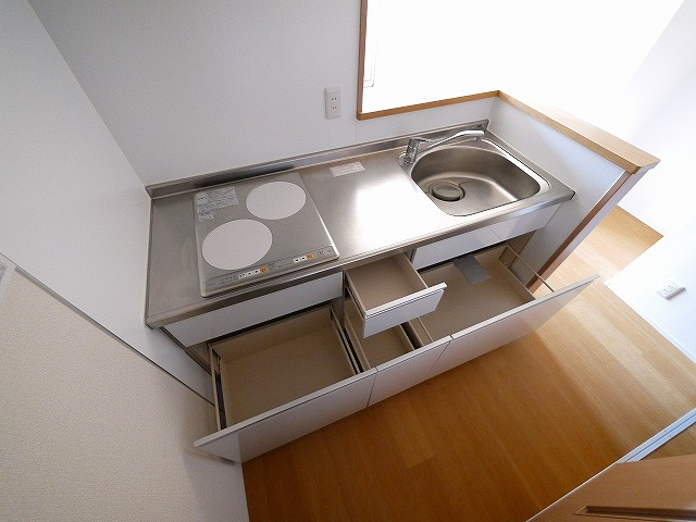 ローレル奈良町のキッチン|きれいなキッチンです