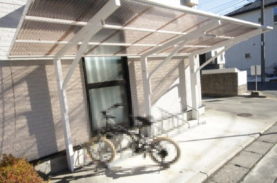 【その他共用部分】 | フェアネス長島 | 屋根付き駐輪場