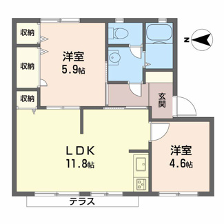 【間取り】 | イースト　コート