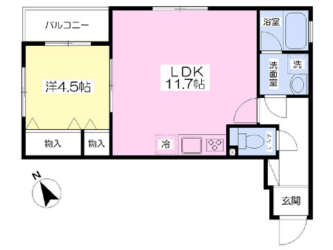 アードリガー菜園の間取り