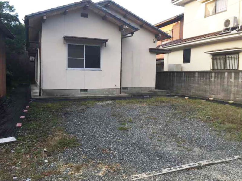 古家付土地の外観|嘉麻市山野、古家付土地の外観です。