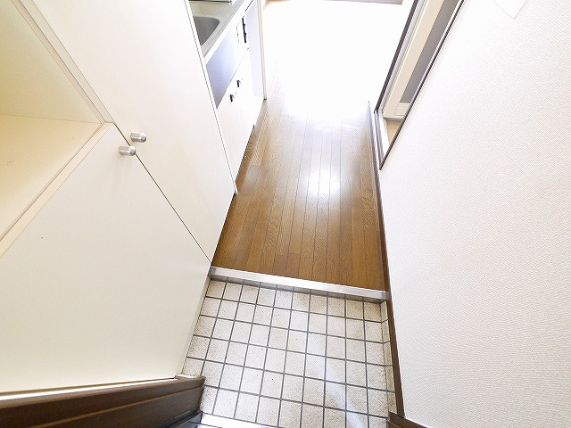 シティパレスあやめ池Ｐ７の玄関