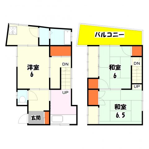 【間取り】 | 高橋貸家