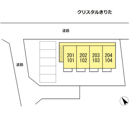クリスタルきりたの区画図
