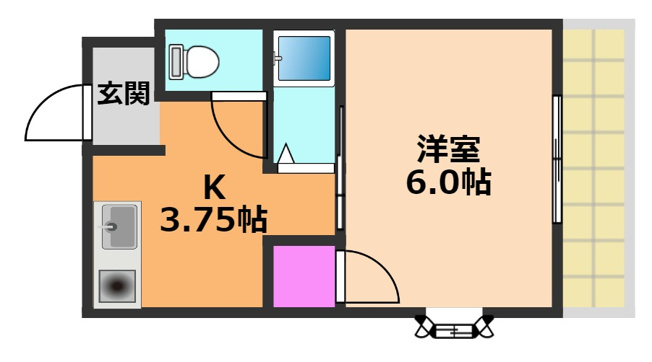 【間取り】 | 津之江パークハイツ2号館