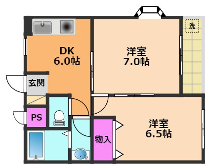 【間取り】 | 津之江パークハイツ2号館