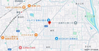 【地図】 | バッハレジデンス高槻Ⅰ