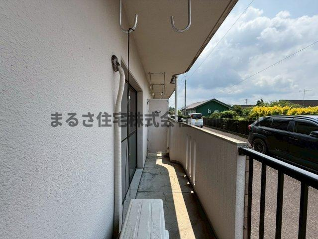 清藤マンションのバルコニー