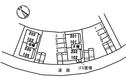 エポック・ヴィラ　B棟の区画図
