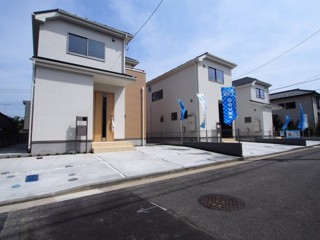 保土ヶ谷区新桜ケ丘1丁目全３棟　新築戸建の外観|新桜ケ丘1丁目の全3棟の新築分譲住宅です。