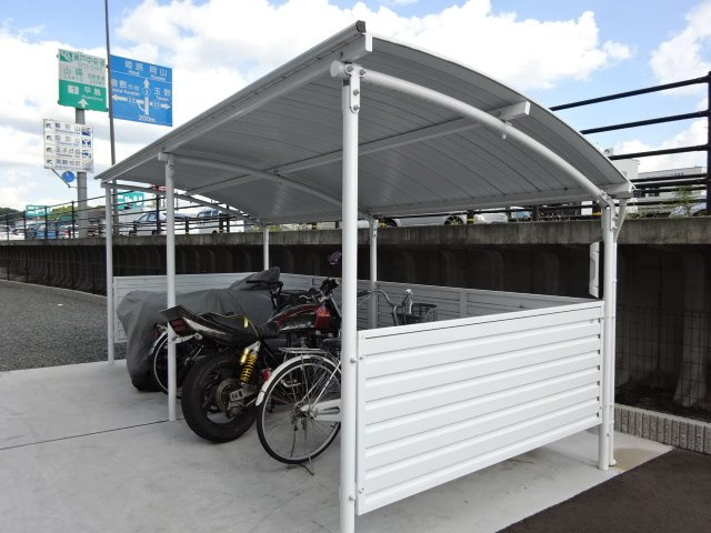 倉敷市新田のアパートのその他共用部分|自転車置き場
