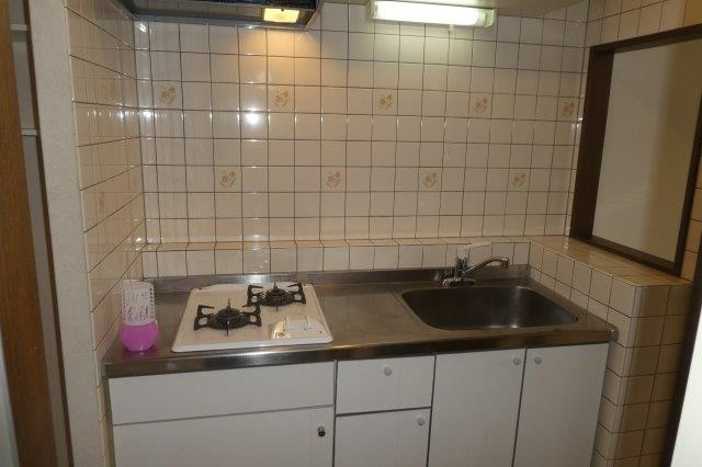 エスポワールのキッチン|２口ガスコンロ付システムキッチン