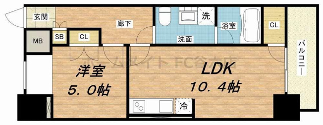 【間取り】 | URBAN FLATS中之島