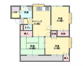 【間取り】 | アップルガーデンB