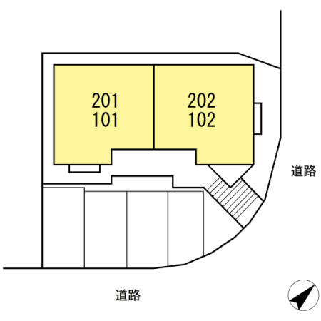 クレール18の区画図