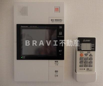 ザ・パークハビオ天満橋　BRAVI不動産のセキュリティ|【ザ・パークハビオ天満橋】モニター付インターホン