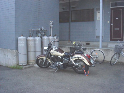 【その他共用部分】 | ハイツ756 | 敷地内空きスペースにバイク・自転車停められます☆お買物や通勤・通学なども自転車・バイク利用でスムーズに☆