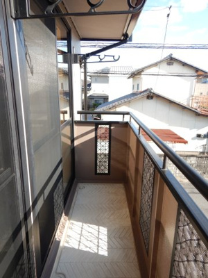 【バルコニー】 | フォンティーヌＢ | 西中新田　フォンテーヌB　2LDK　バルコニー